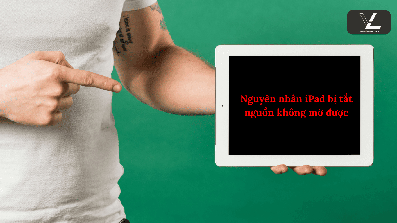 ipad bị tắt nguồn không mở lên được