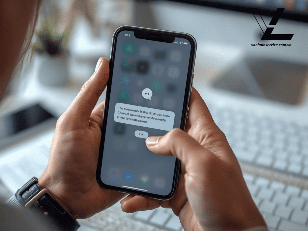 thay đổi hình nền messenger trên iphone
