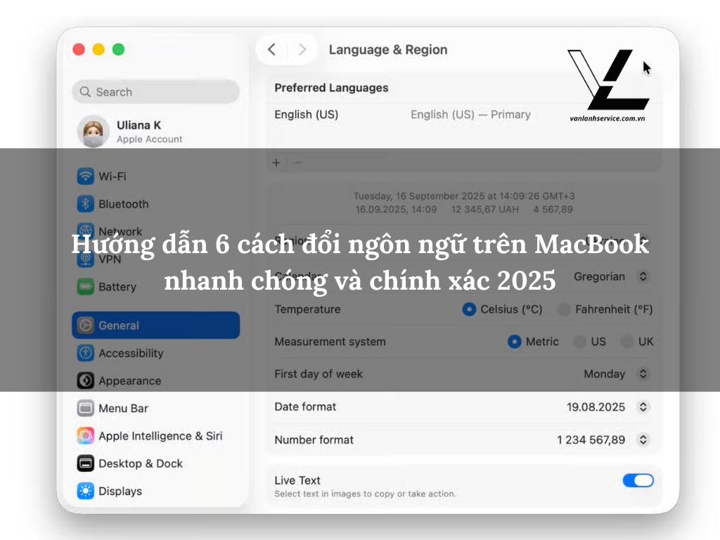 cách đổi ngôn ngữ trên macbook