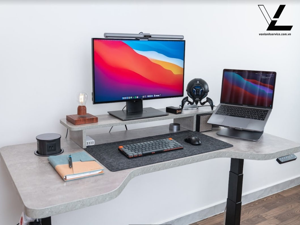 setup bàn làm việc