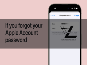 lấy lại mật khẩu apple id khi quên